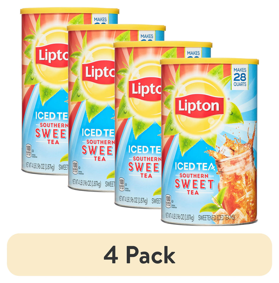 (4 Pack)  Southern Sweet Powdered Tea Mix, 28 Quarts