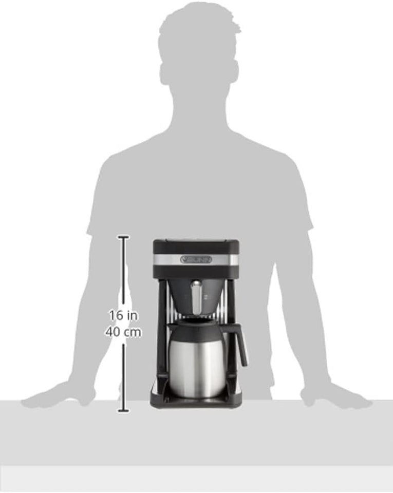 55200 CSB3T Speed Brew Platinum Thermal Coffee Maker Stainless Steel, 10-Cup, Black