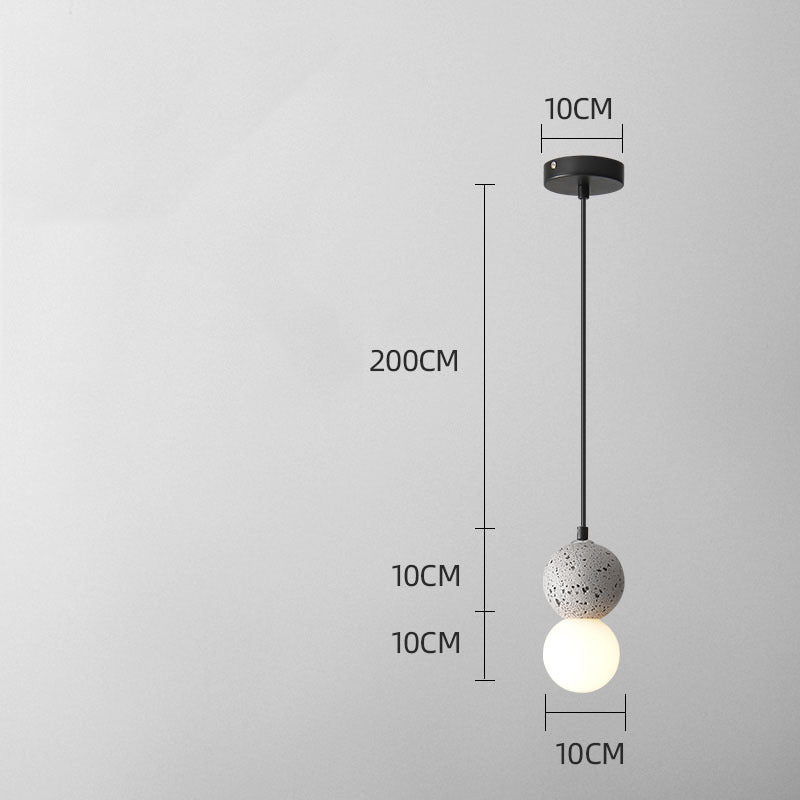 Nordic Restaurant Chandelier Personality Creative Terrazzo Bar Bedside Macarons Decoration Cafe Lamp