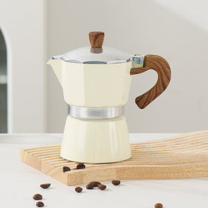 Single Valve Moka Pot Italian Small Coffee Pot Electric Ceramic Stove Coffee Tool Suit