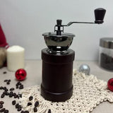 Vanuat Manual Coffee Grinder Stainless Steel Ceramic Burr Bean Crank Portable Grinder for Café Home Roast Dark Medium Light Drip Coffee Cold Brew Espresso French Press Turkish Brew Ceramic Adjustable