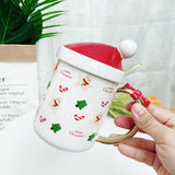 Lid Spoon Office Creative Cute Coffee Cup Home
