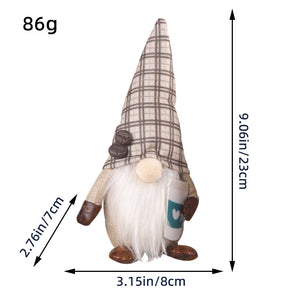 Coffee Rudolf Faceless Doll  Doll