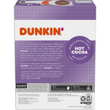 Dunkin Donuts Hot Cocoa K Cup Pack of 22 Single Serve Milk Chocolate Pods
