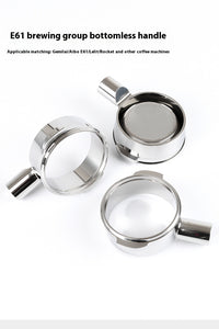 Coffee Bottomless Handle Accessories 304 Stainless Steel Monolever Head