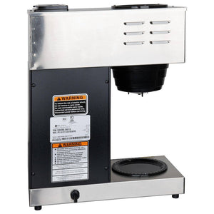 VPR 12-Cup Commercial Coffee Maker W/ 2 Glass Decanters, 33200.0015