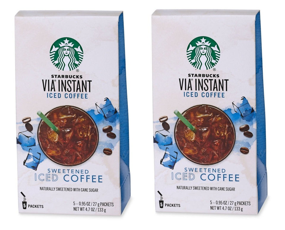 via Instant Coffee, Medium Roast Coffee, Pike Place Roast, 100% Arabica, Single-Serve, 1 Box (50 Packets)
