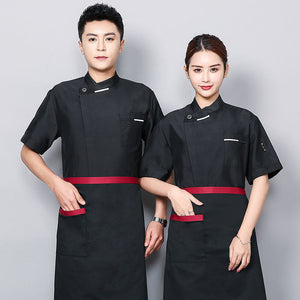 Chef Clothes Short Sleeved Restaurant Kitchen Work Clothes Long Sleeved Large