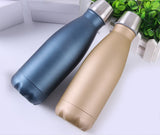 350ml Insulated Vacuum Water Bottle Portable Double Wall Stainless Steel Thermos Cola Bottle Coffee Cup For Travel Outdoor Sport