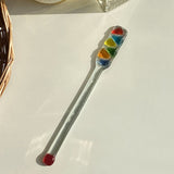 Glass Coffee Cocktail Stick Ice Filter