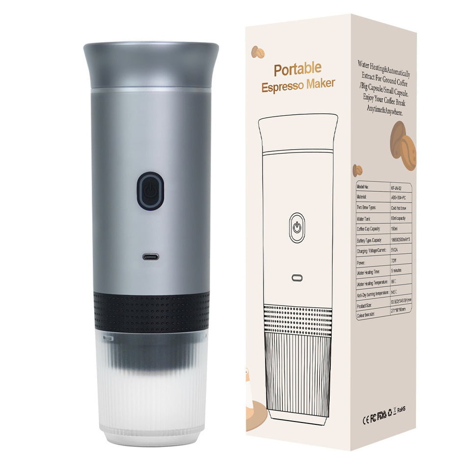 Self-heating Espresso Car Coffee Machine