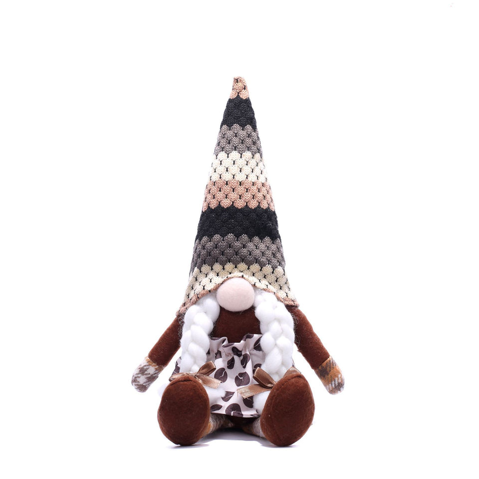 Faceless Doll Hanging Hands Grinding Coffee Christmas