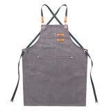 Denim Thick Canvas Apron Milk Tea And Coffee Cake Shop Baking Hairdressing Manicure Chinese Restaurant Overalls