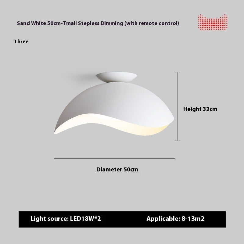 Nordic Restaurant Chandelier Post-modern Creative Wood Grain UFO Island Table Lamp