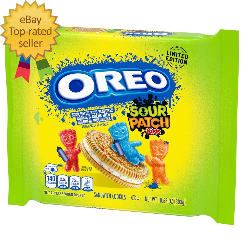 SOUR PATCH KIDS Sandwich Cookies, Limited Edition, 10.68 Oz