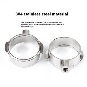Coffee Bottomless Handle Accessories 304 Stainless Steel Monolever Head