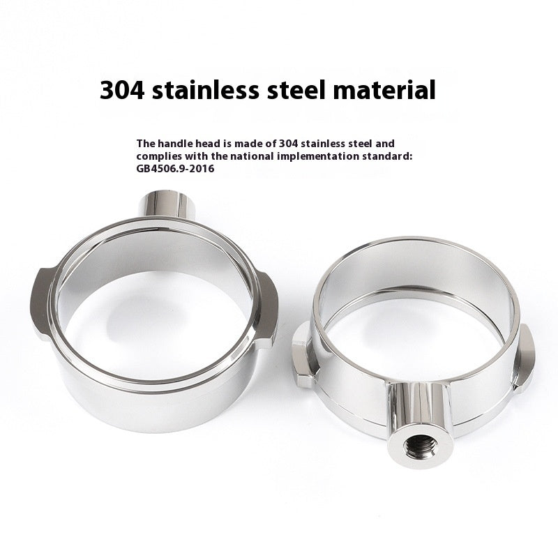Coffee Bottomless Handle Accessories 304 Stainless Steel Monolever Head