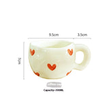 Cute Girl Heart Home Creative Hand-pinched Coffee Cup
