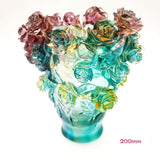 Vase Ornaments Artifact Multi-color Restaurant Available Small Vase Mural Glass Cup