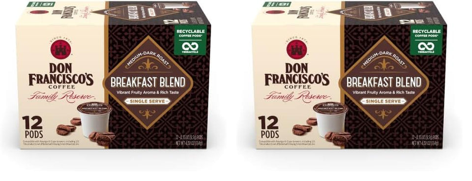 Kona Blend Coffee - 100 K-Cup Compatible Single-Serve Pods - 10% Hawaiian - Recyclable through Terracycle - Compatible with Keurig Brewers