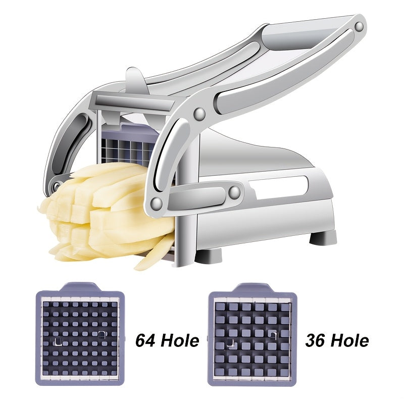 Potato French Fry Cutter, Restaurant French Fry Cutter Stainless Steel Potato 1pc Cutter Vegetable Potato Slicer With Suction Feet Cutter Potato Heavy Duty Cutter For Potatoes Carrots Cucumbers, Vegetable Chopper, Onion Chopp
