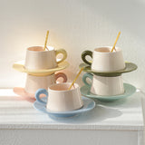 Home Fashion Casual Ceramic Coffee Cup And Saucer Set