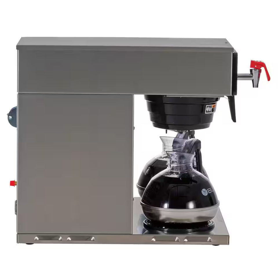 Axiom 15-3 3L 12-Cup Automatic Commercial Coffee Maker, 3 Lower Warmers, 38700.0002