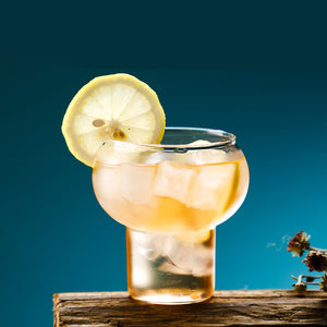 Net Red Glass Ice Latte Coffee Milk Beverage Juice Dessert Shop  Cup