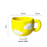 Cute Girl Heart Home Creative Hand-pinched Coffee Cup
