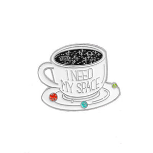 Creative brooch coffee cup