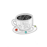 Creative brooch coffee cup
