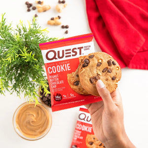 Quest Protein Cookie, Keto Friendly, Peanut Butter Chocolate Chip Flavored, Soft and Chewy, 12 Count