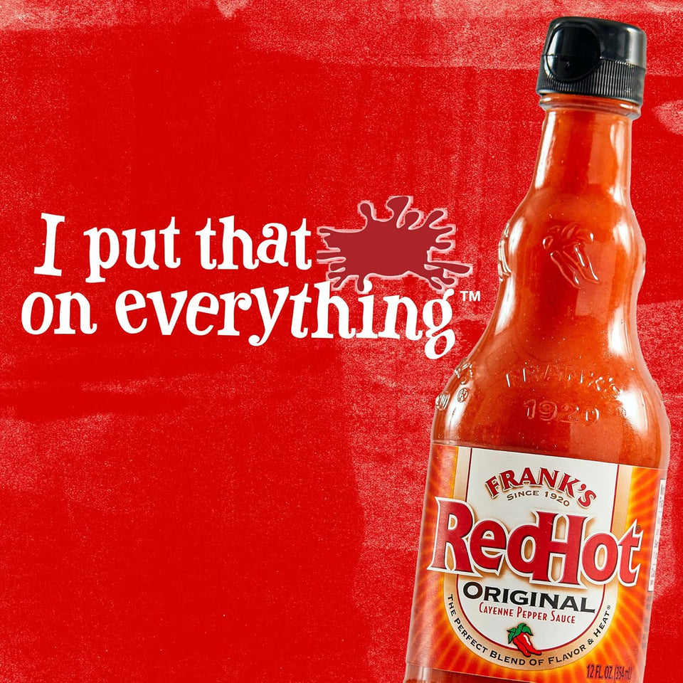 Franks Redhot Original Hot Sauce, 12 Fl Oz