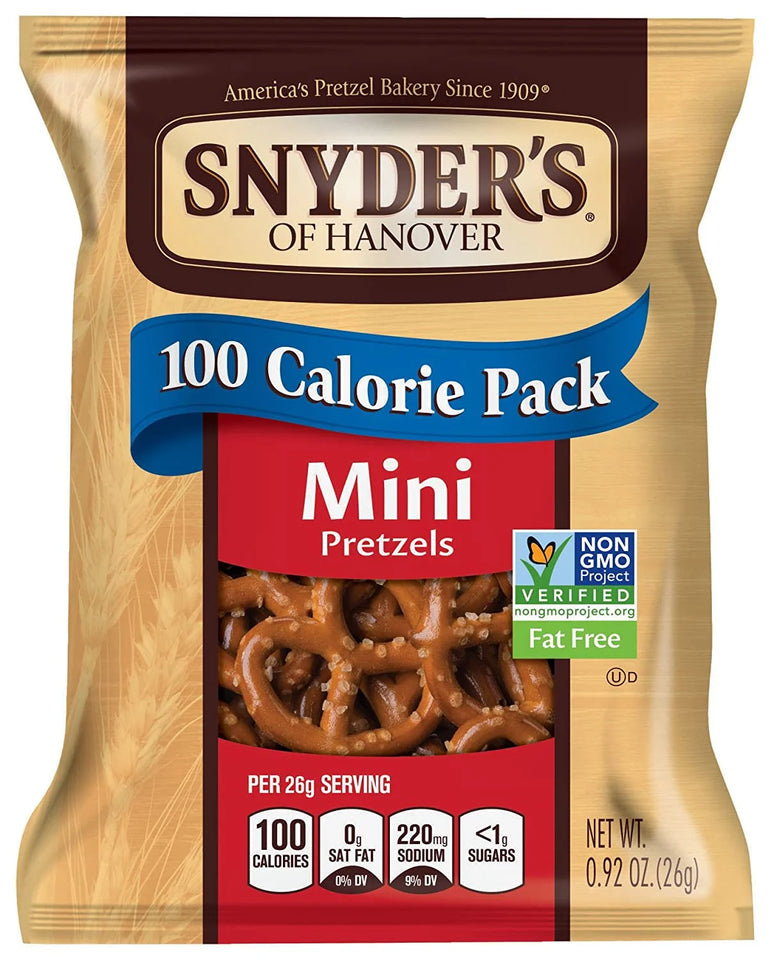 Mini Pretzels - 100 Calorie Individual Packs, 36 Count