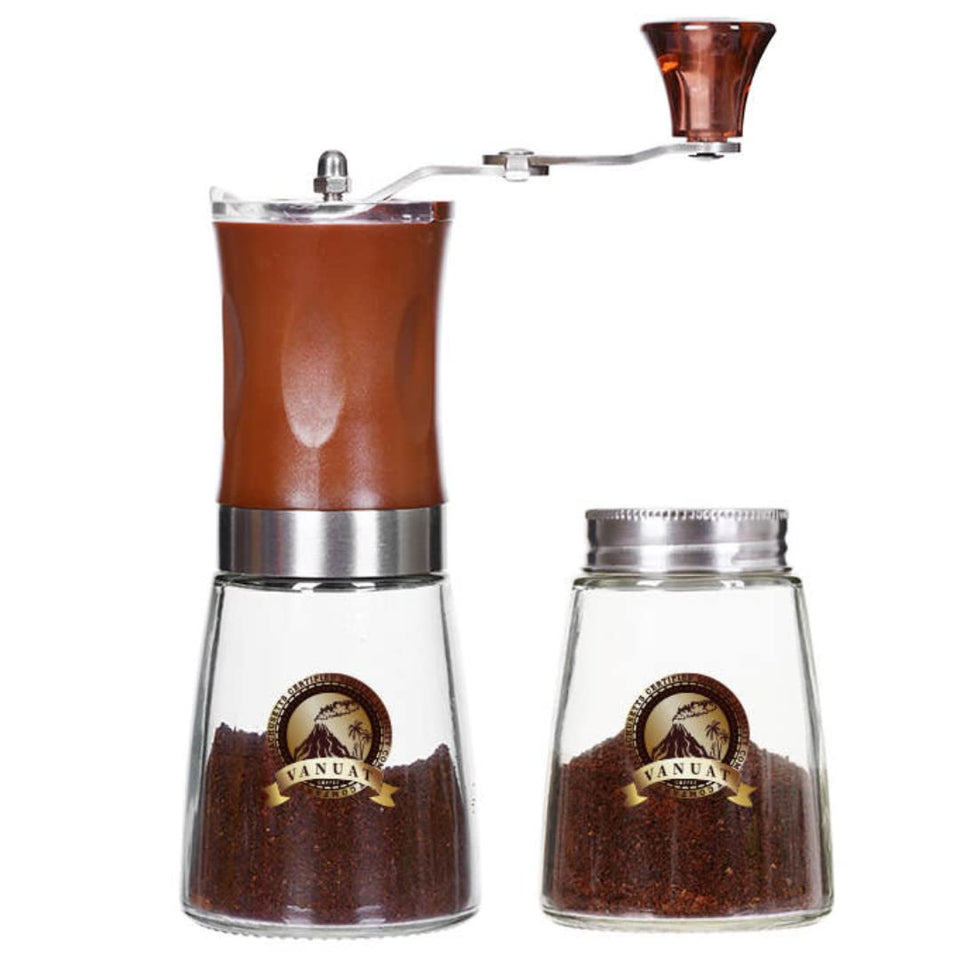 GIFTBOX MEDIUM ROAST Whole Bean COFFEE KIT SET Volcanic Organic Cult Vanuat Supreme Finest Artisan Beans for Drip Coffee Cold Brew Espresso French Press   (32 ounces, Vanuatu+Brazil+Grind)