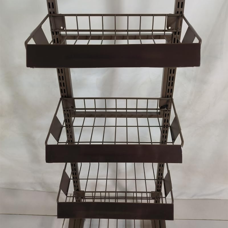 Custom Floor Display Stand Rack Organizer for Gloceries Store Supermarket Shopping Retail Vendors Book Store Exhibition drugstore shop for Coffee Beans Tea Bags Snack Food Beverage Metal Wooden Carton Collection Large Medium Floor Counterto