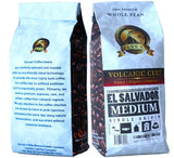 MEDIUM ROAST, Whole Bean Coffee, Organic Fresh Artisan Premium Beans (1 Pound, 16OZ, EL SALVADOR)