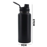 FLASK VANUAT Sports Stainless Steel Wide Mouth Water Bottle Double-Wall Vacuum Insulation Keeps Liquids Hot or Cold with Insulated Thermos Tumbler Mug Cup Sweat Design COLLECTIONS