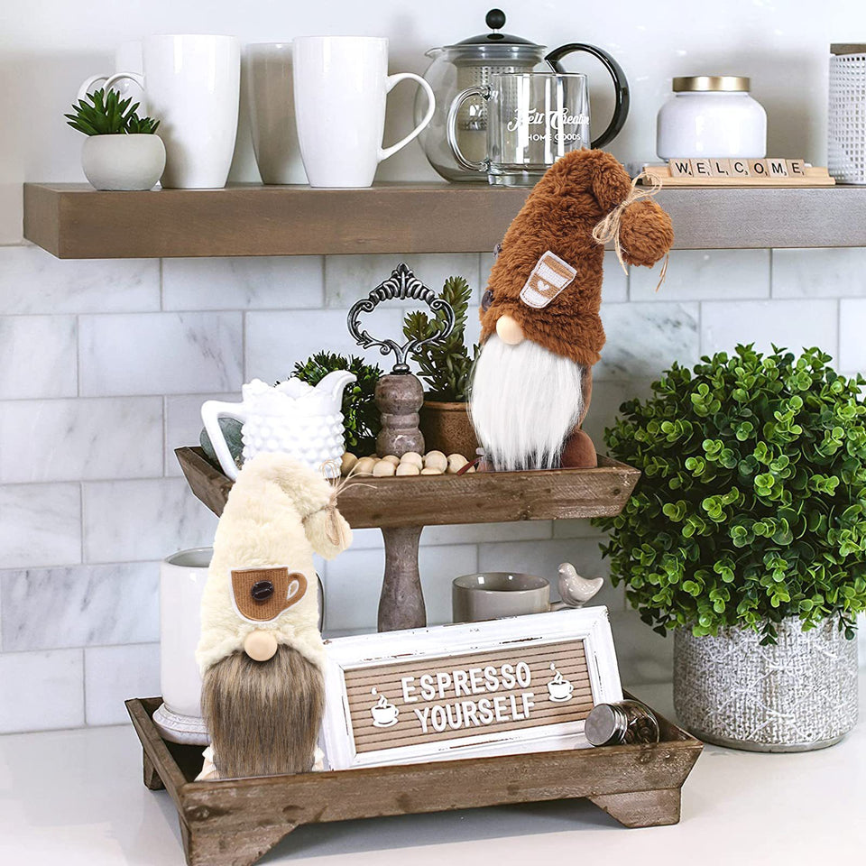 Coffee Festival Rudolf Faceless Doll Decoration