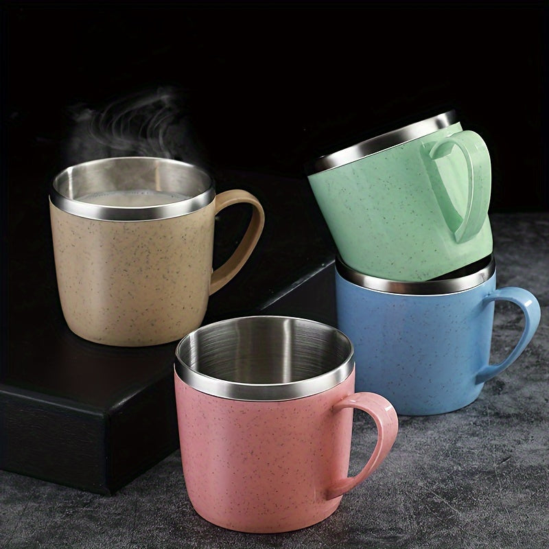 304 Stainless Steel Coffee Cup, Portable Simple Water Cup, Suitable For Outdoor Camping Travel
