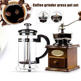 Vanuat Manual Coffee Grinder Stainless Steel Ceramic Burr Bean Crank Portable Grinder for Café Home Roast Dark Medium Light Drip Coffee Cold Brew Espresso French Press Turkish Brew Ceramic Adjustable