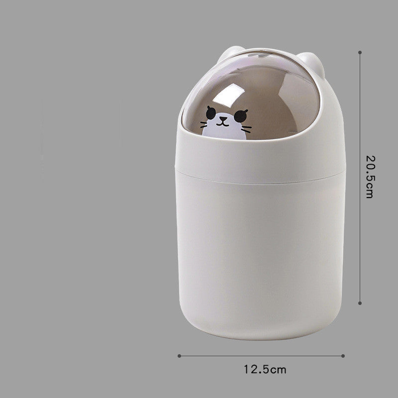 Office Desk Home Living Room Coffee Table Creative With Cover Desktop Bin