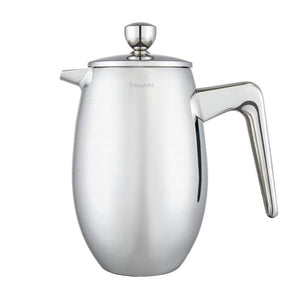Stainless Steel Double-layer Coffee Pot Home French Filter Press Pot