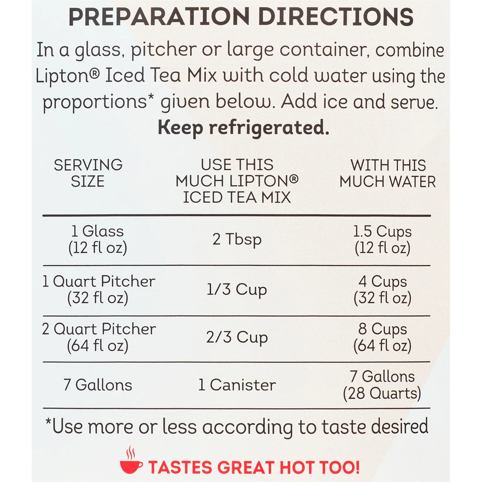 (4 Pack)  Southern Sweet Powdered Tea Mix, 28 Quarts