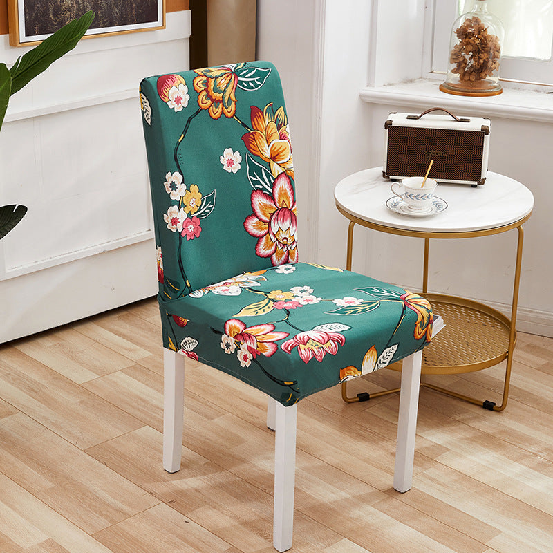 Chair Cover Cover Nordic Thick Elastic One Set Bedroom Hotel Restaurant Stool Cover