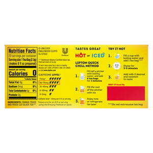 Tea Bags, Black Tea, Can Help Support Healthy Heart, 20 Tea Bags per Box