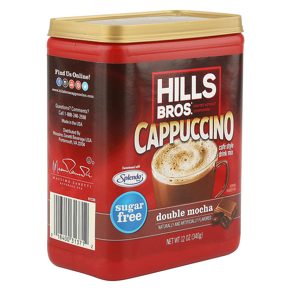 . Sugar-Free Double Mocha Cappuccino Instant Coffee Mix 12 Ounce Canister