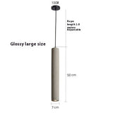 Cement Industrial Style Bedroom Bedside Lamp Creative Nordic Restaurant Water Pipe Small Droplight