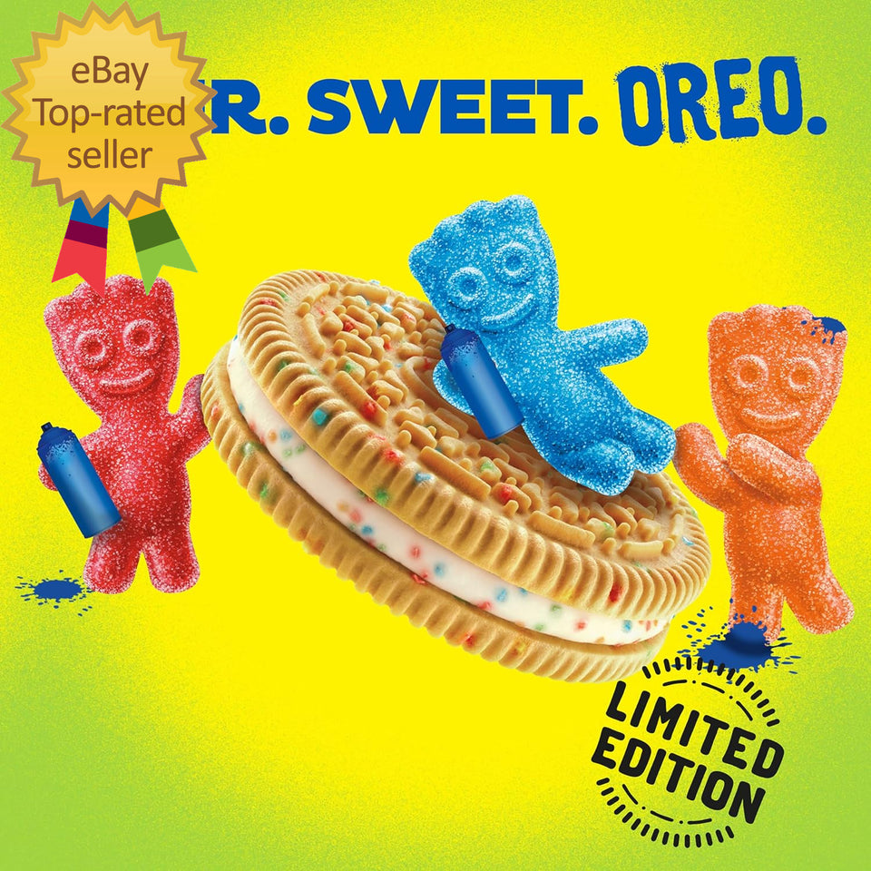 SOUR PATCH KIDS Sandwich Cookies, Limited Edition, 10.68 Oz