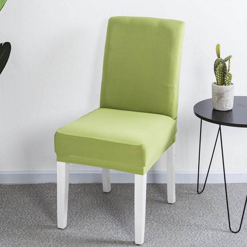 Solid color elastic one-piece chair cover restaurant hotel hotel custom cover cover household conference universal chair cover stool